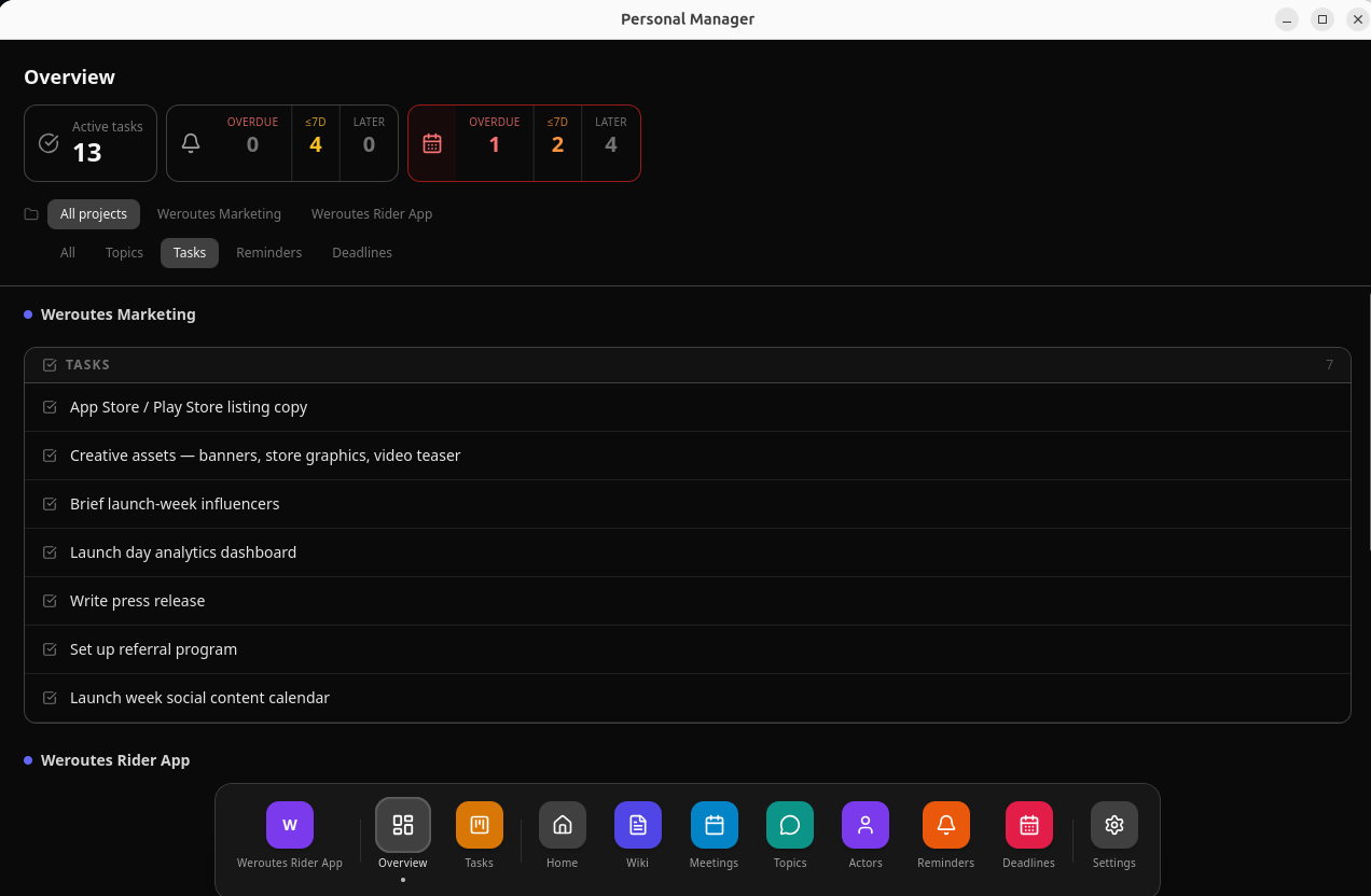 My Stuff screenshot 1
